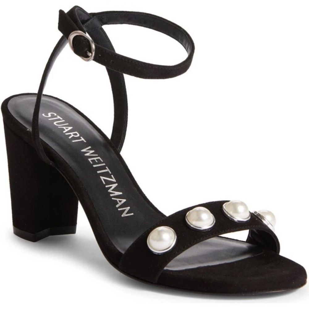 Stuart Weitzman Nearlybare Portia Heeled Sandals